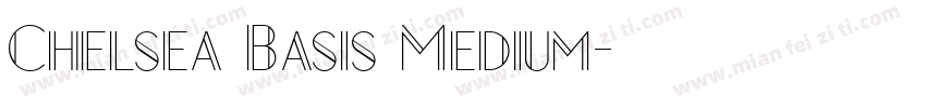 Chelsea Basis Medium字体转换